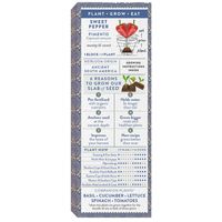 Sow Delicious Slab of Seed - Heart Peppers